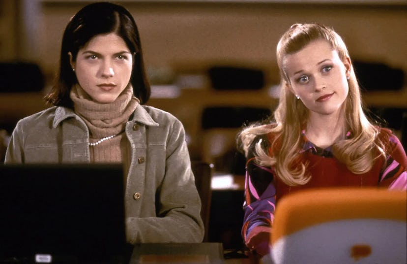 Selma Blair's character Vivian Kensington wears a turtleneck in Legally Blonde