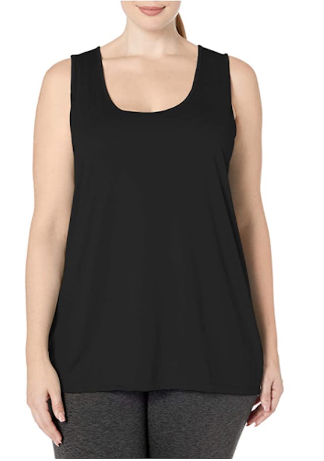 JUST MY SIZE Plus Size Cooldri Performance Scoopneck Tank Top