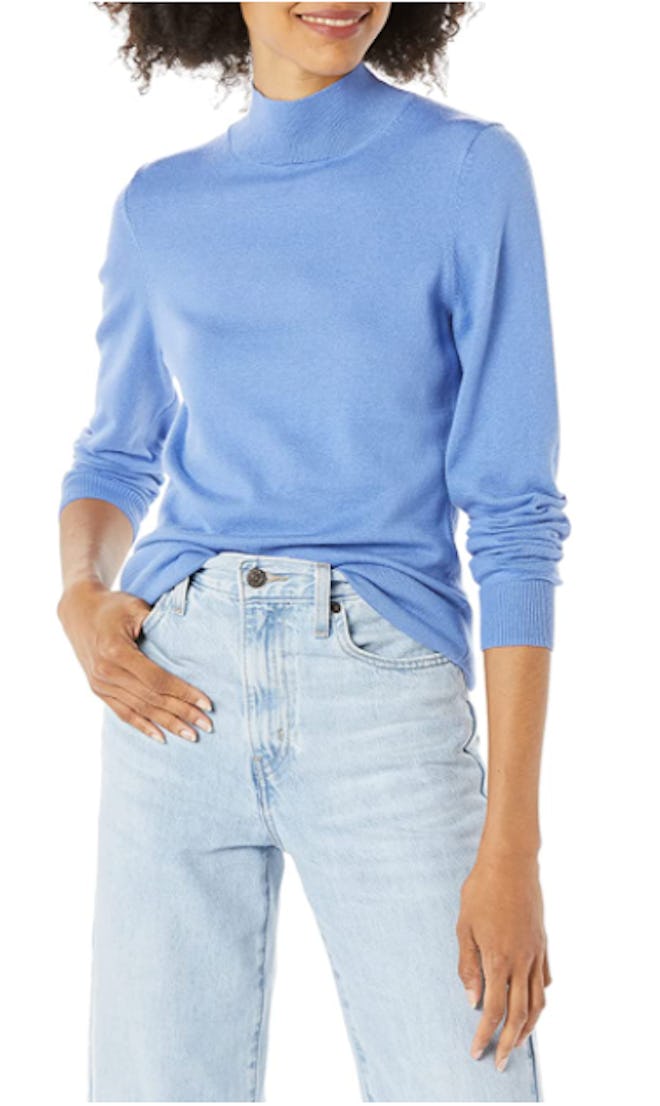 Amazon Essentials Mock Neck Sweater