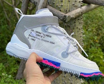 Can someone explain the point behind the rubber spikes on the upcoming Off-White  AF1 Mids? : r/SNKRS