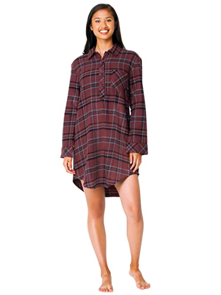 PajamaGram Sleep Shirt Plaid