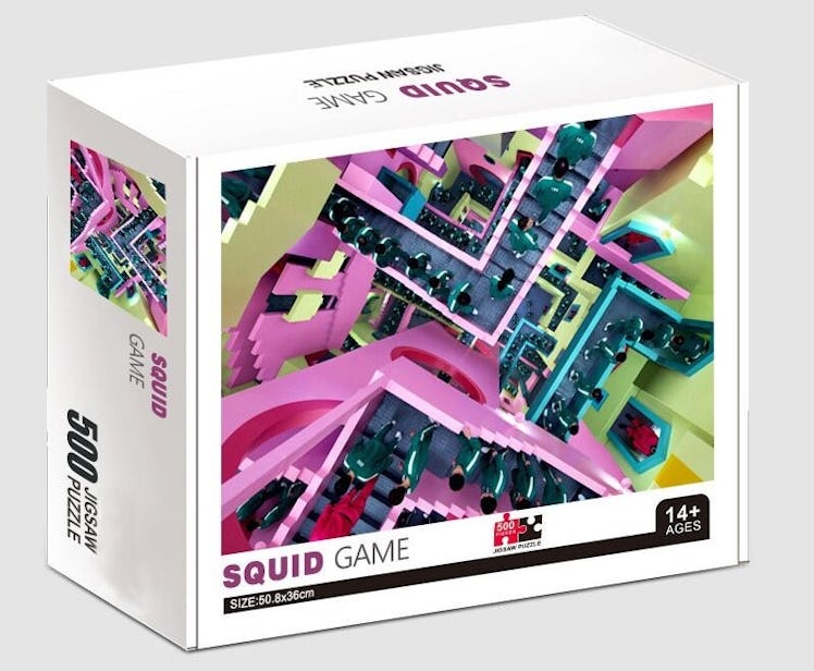 'Squid Game' jigsaw puzzles let fans build the strange world.