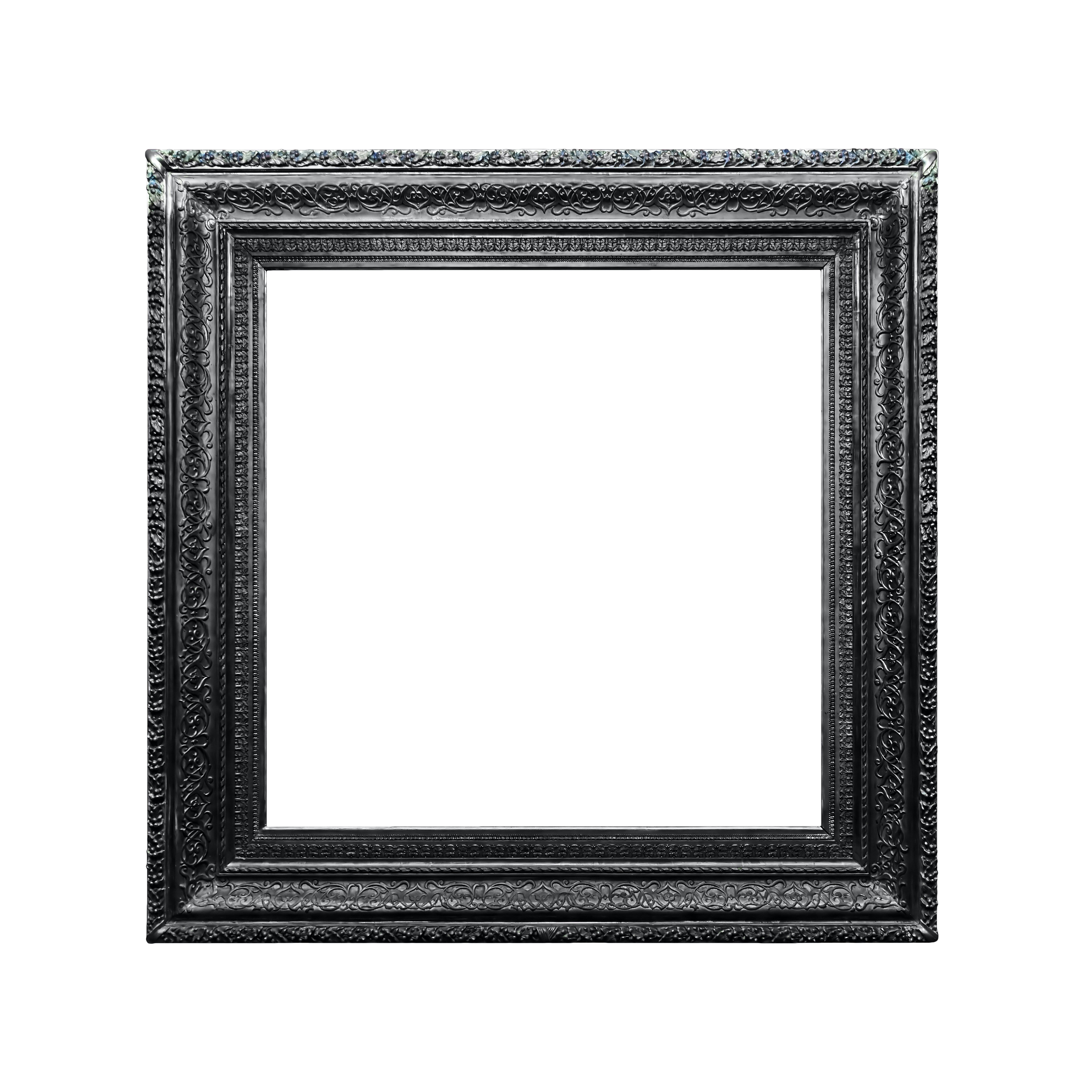 black Frame isolated on white