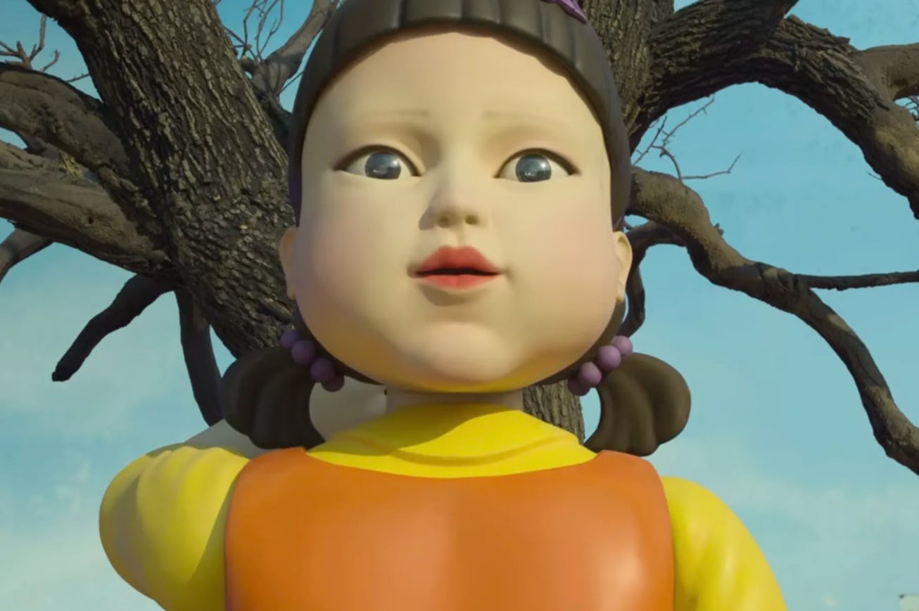 'Squid Game' on Netflix features a big, scary doll.