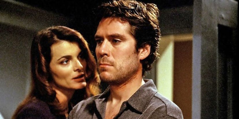 Lilah & Wesley dated on the 'Buffy' spinoff 'Angel.'