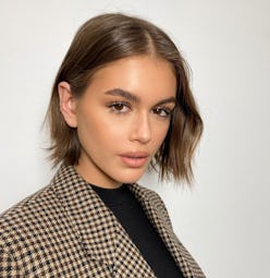 Kaia Gerber bob haircut