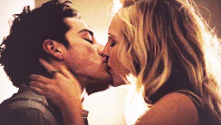 Tyler Lockwood as Michael Trevino and Candice King as Caroline Forbes on The CW's 'Vampire Diaries'