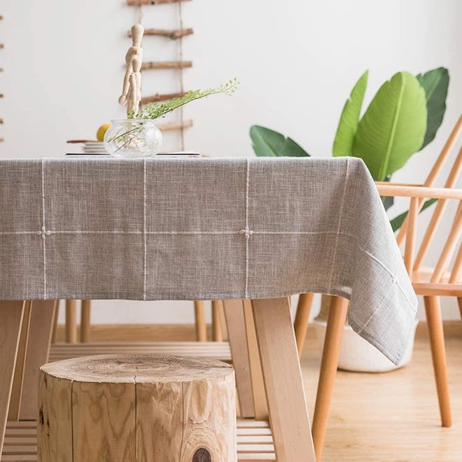 LINENLUX Striped Tablecloth