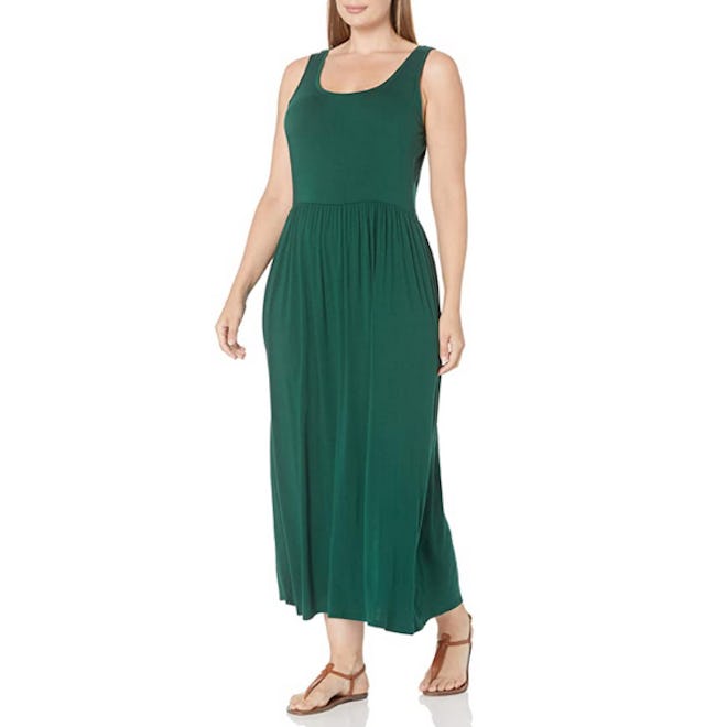 Amazon Essentials Plus Size Tank Waisted Maxi Dress