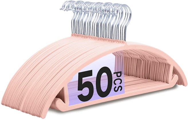 SUPJOO Premium Velvet Hangers (50-Pack) 