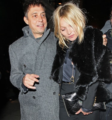 Jamie Hince and Kate Moss at Wolseley Restaurant on January 23, 2013