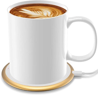 iwoxs Wireless Charging Coffee Cup Warmer And Mug