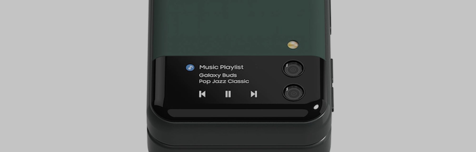 A product photo of the Galaxy Buds Z Flip3 case