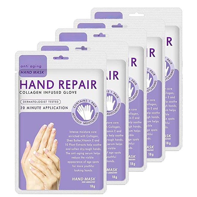 MianYang Hand Repair Collagen Infused Hand Masks (5 Pairs)