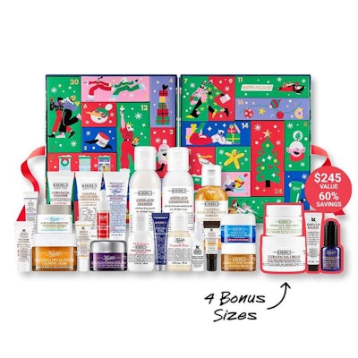 Kiehl's advent calendar filled with skincare products