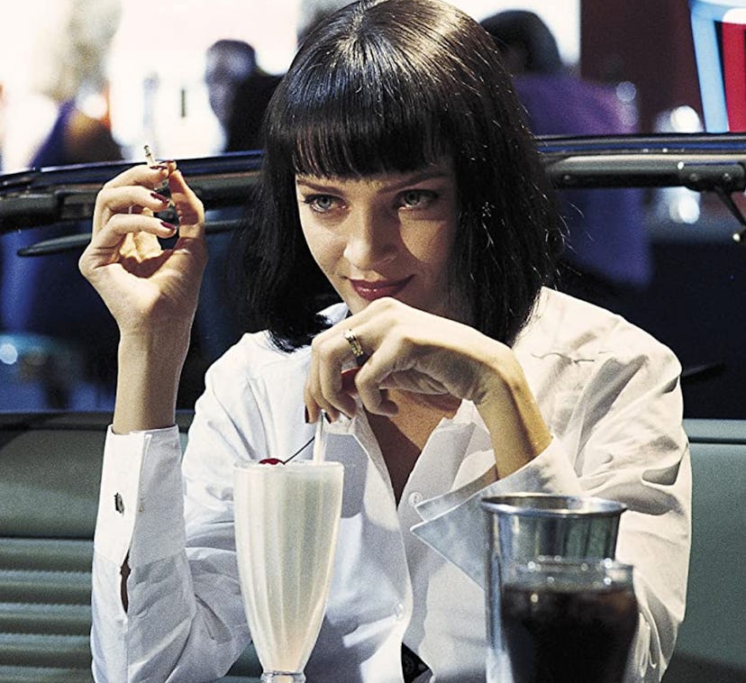 Mia Wallace from 'Pulp Fiction' is always a great Halloween costume idea.