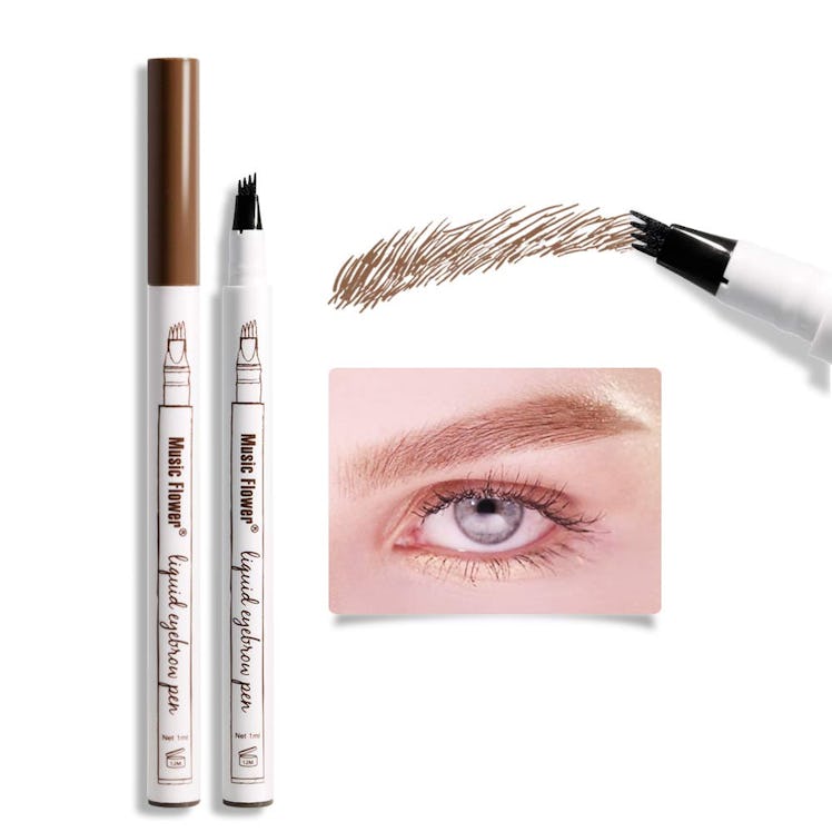 Music Flower Liquid Eyebrow Pen