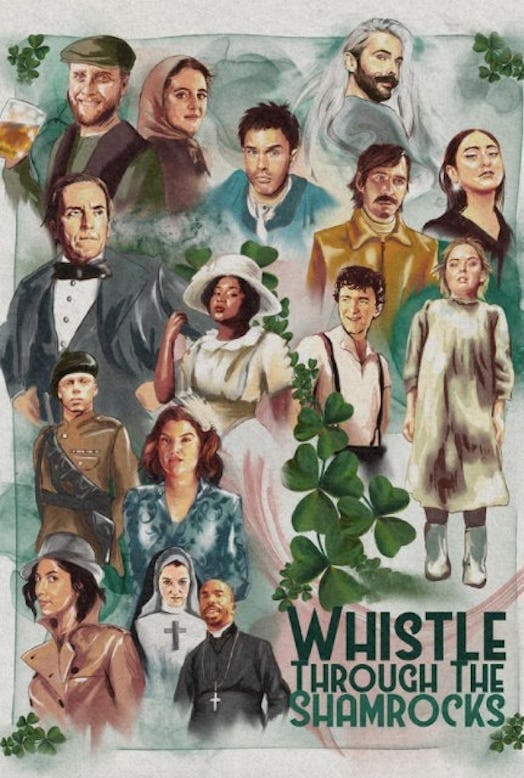 'Whistle Through The Shamrocks' podcast poster