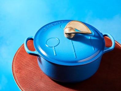 One dutch oven from Le Creuset's 'Harry Potter' collection is inspired by Quidditch.