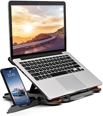 KENTEVIN Adjustable Laptop Stand With Phone Holder