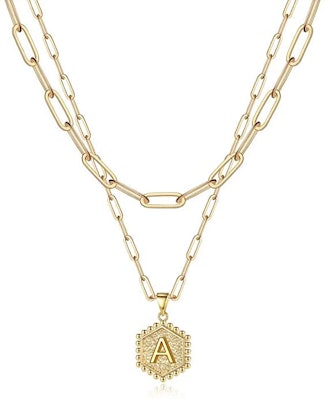 M MOOHAM 14K Gold Layering Necklace 