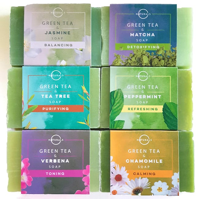 O Naturals Green Tea Soap (6 Pieces)