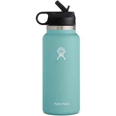 Hydro Flask Vacuum-Sealed Water Bottle With Straw Lid (32 Ounces)