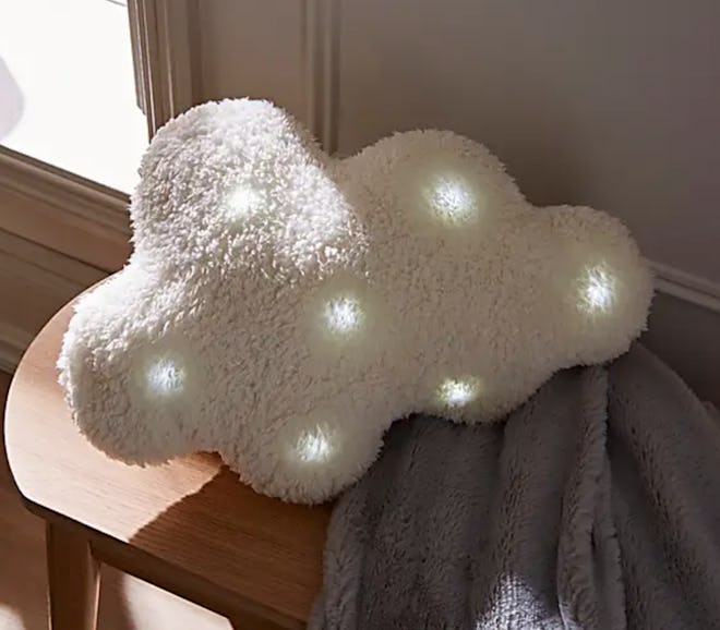 White Light Up Cloud Cushion