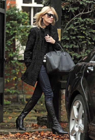 Kate moss with LV Sofia Coppola bag
