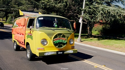 You could get a themed Uber ride in a Ninja Turtles van this Halloween.
