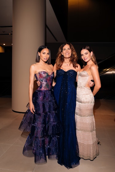 Jurnee Smollett, Roberta Armani, and Lily James