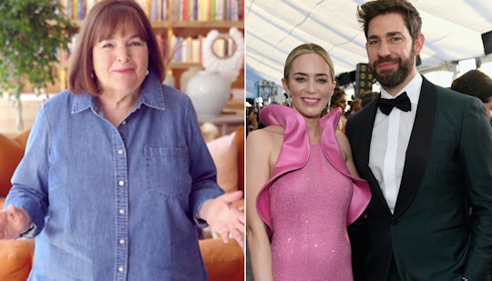 Emily Blunt says Ina Garten's roast chicken recipe made her husband fall in love with her. 