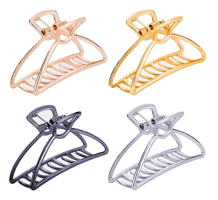 TANG SONG Metal Claw Clips (Set Of 4)