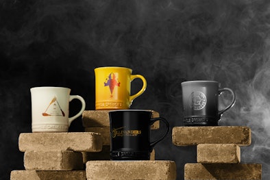 Le Creuset Harry Potter Hogwarts Express Tea Kettle - Red for sale