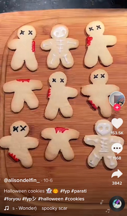 This Halloween cookie recipe from TikTok, which produces sugar cookie voodoo dolls, is spooky and si...