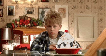 Kevin has a sundae in his home, which the 'Home Alone' stay is modeled after.