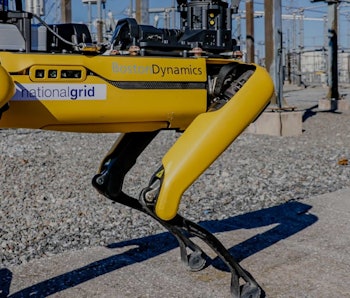 Boston Dynamics Spot robot at National Grid site promo image