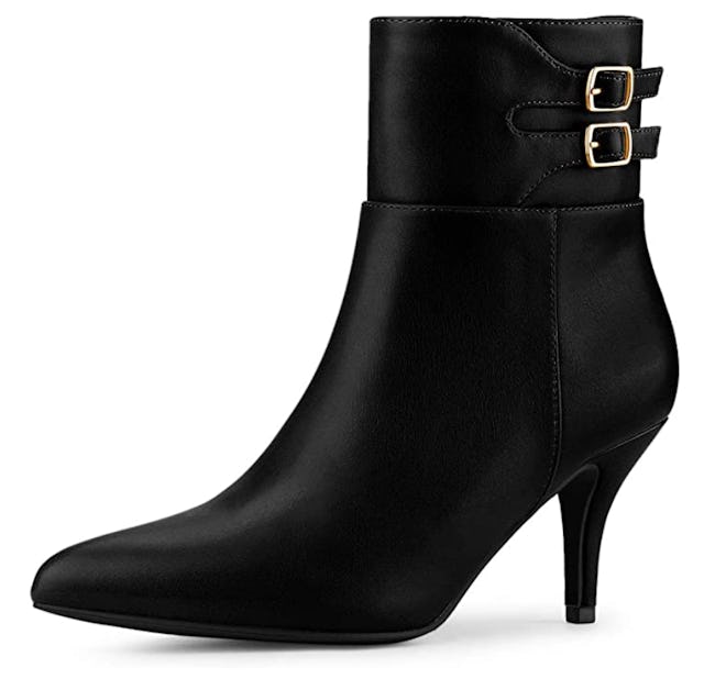 Allegra K Pointed Toe  Stiletto Boots