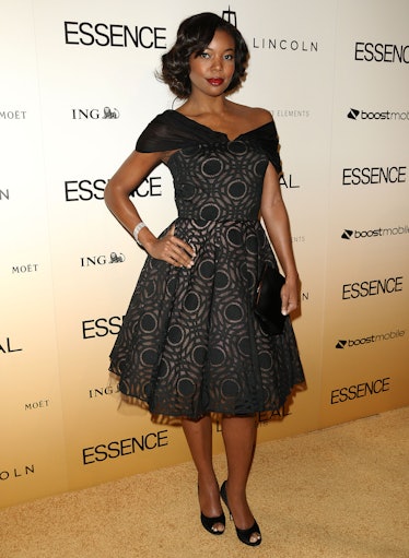 Gabrielle Union in a black lace dress at the Essence Black Women in Hollywood Luncheon