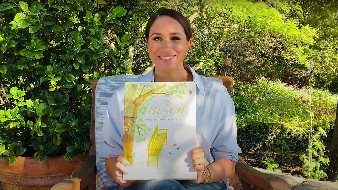 Meghan Markle honored Princess Diana in her reading of 'The Bench.'