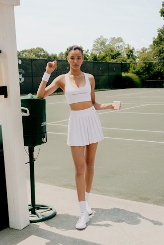 Naomi Pleated Skirt In White
