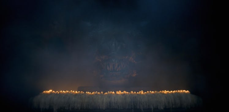 The skull of Balerion the Black Dread in the House of the Dragon trailer