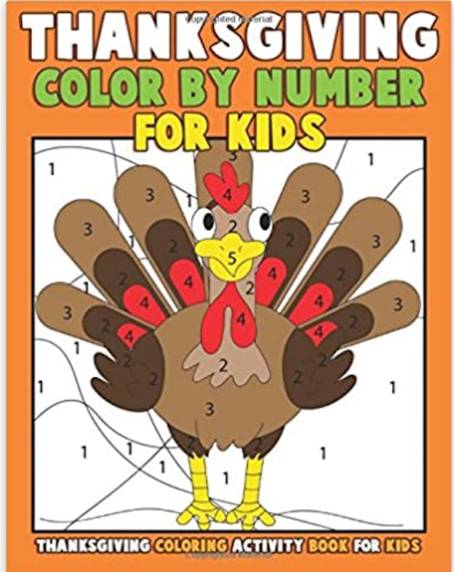 Thanksgiving Color By Number Book
