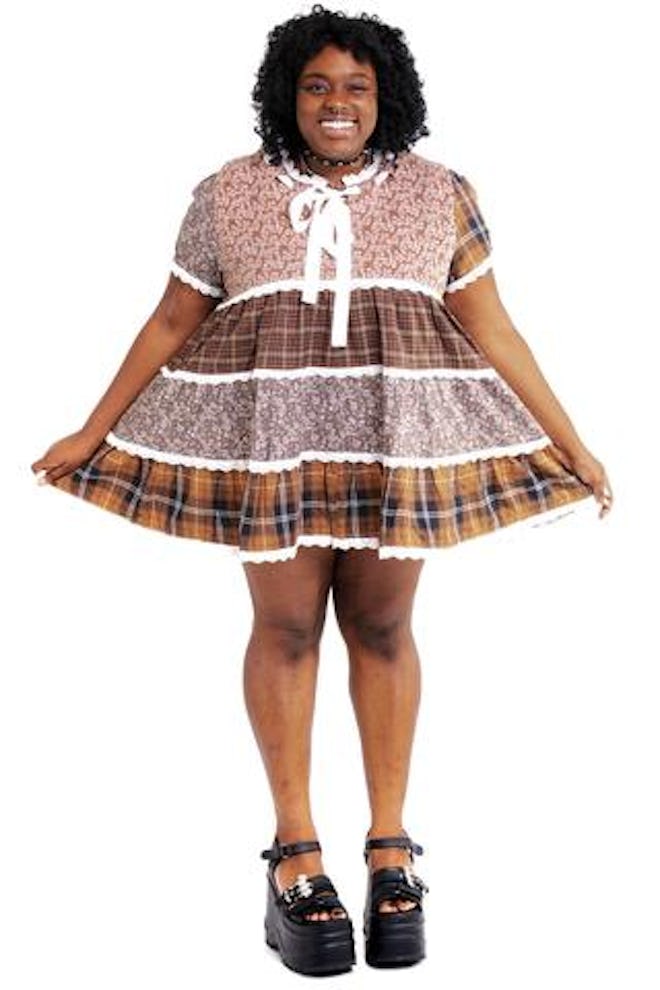Patchwork Veruca Babydoll Cupcake Dress