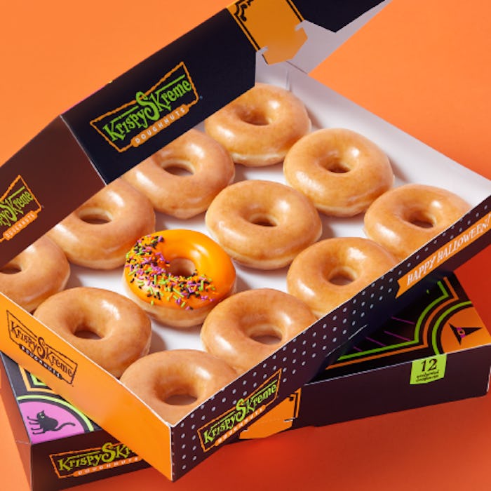 Krispy Kreme is giving away free doughnuts this Halloween.