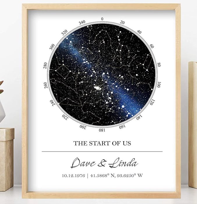 DreamTree Prints Personalized Star Map