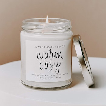 Sweet Water Decor Warm and Cozy Candle