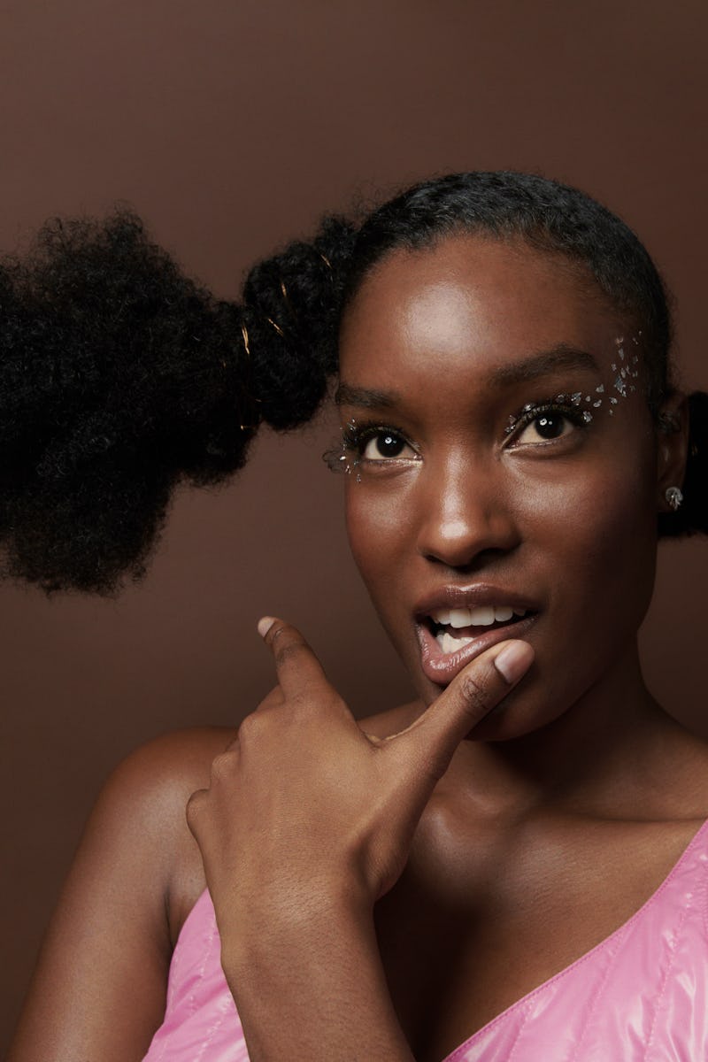 Model with editorial hairstyle for TZR The High/Low awards