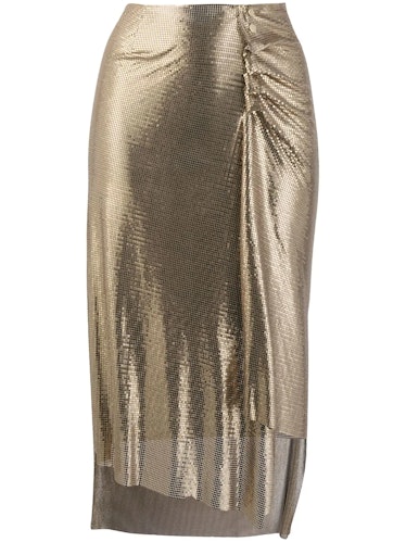 metallic skirt