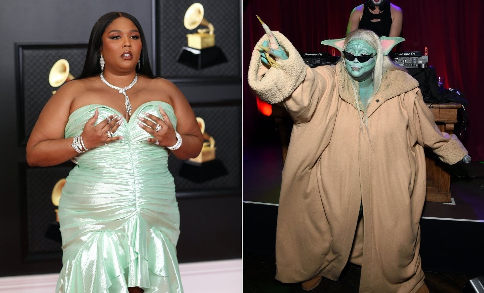 Lizzo's Baby Yoda Halloween Costume Is NextLevel